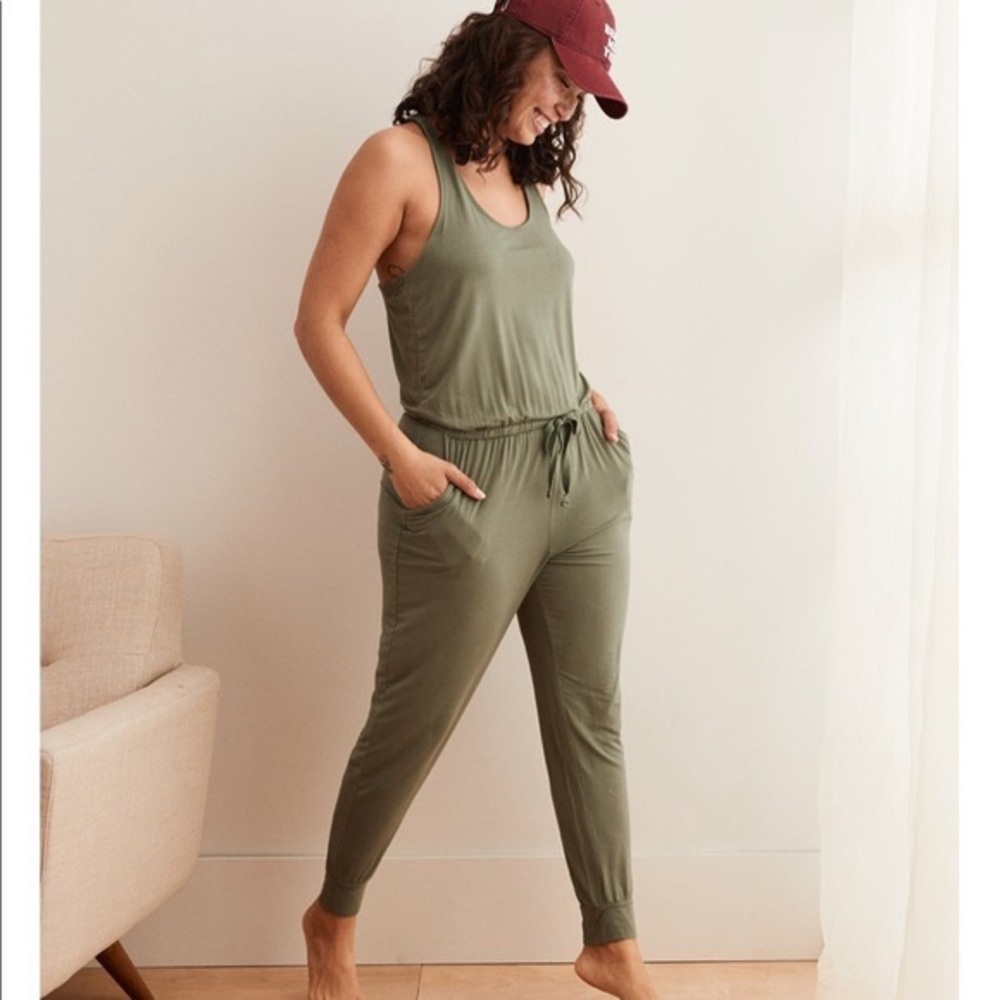 AERIE track jumpsuit